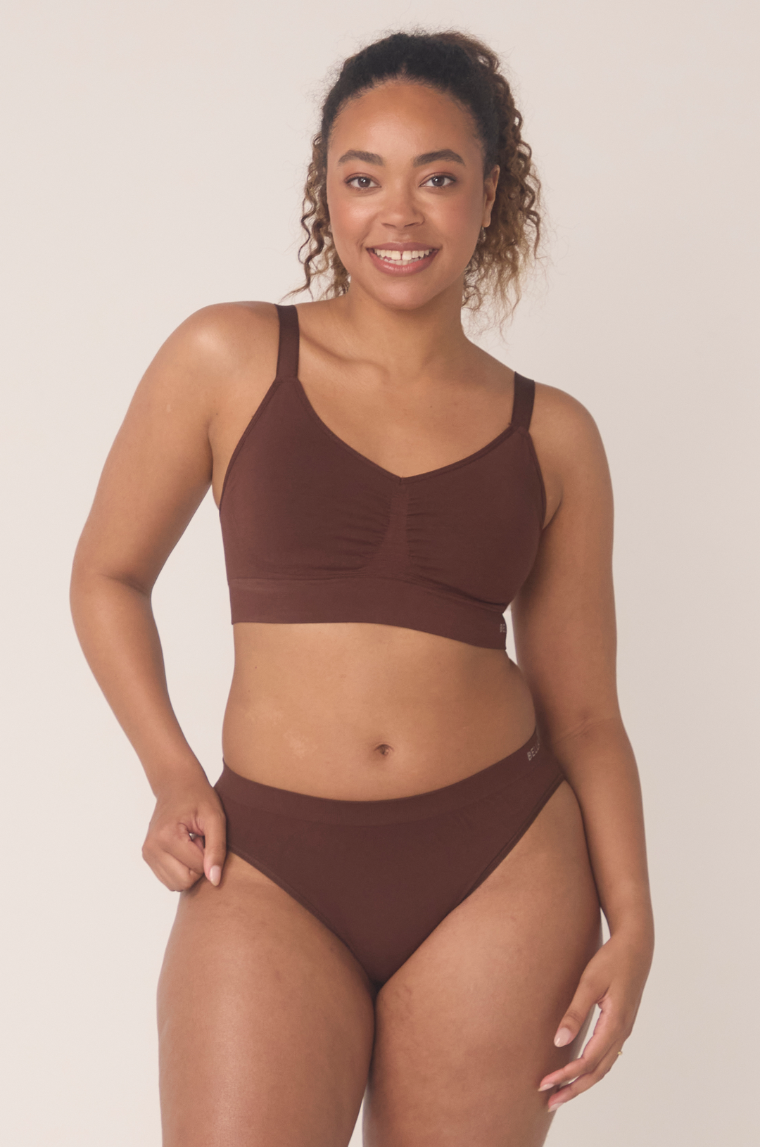 Bella Bodies Bamboo Wirefree Bras Underwear Intimates Bikini Briefs New Latest Season Colours. Sorbet, Espresso, Black, Sand - Add to huge range of colours to choose from.
