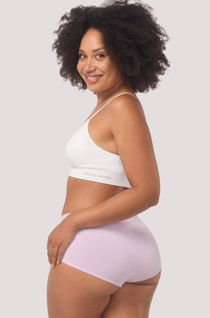Bella Bodies Boy Leg Girl Short Underwear Lilac Back