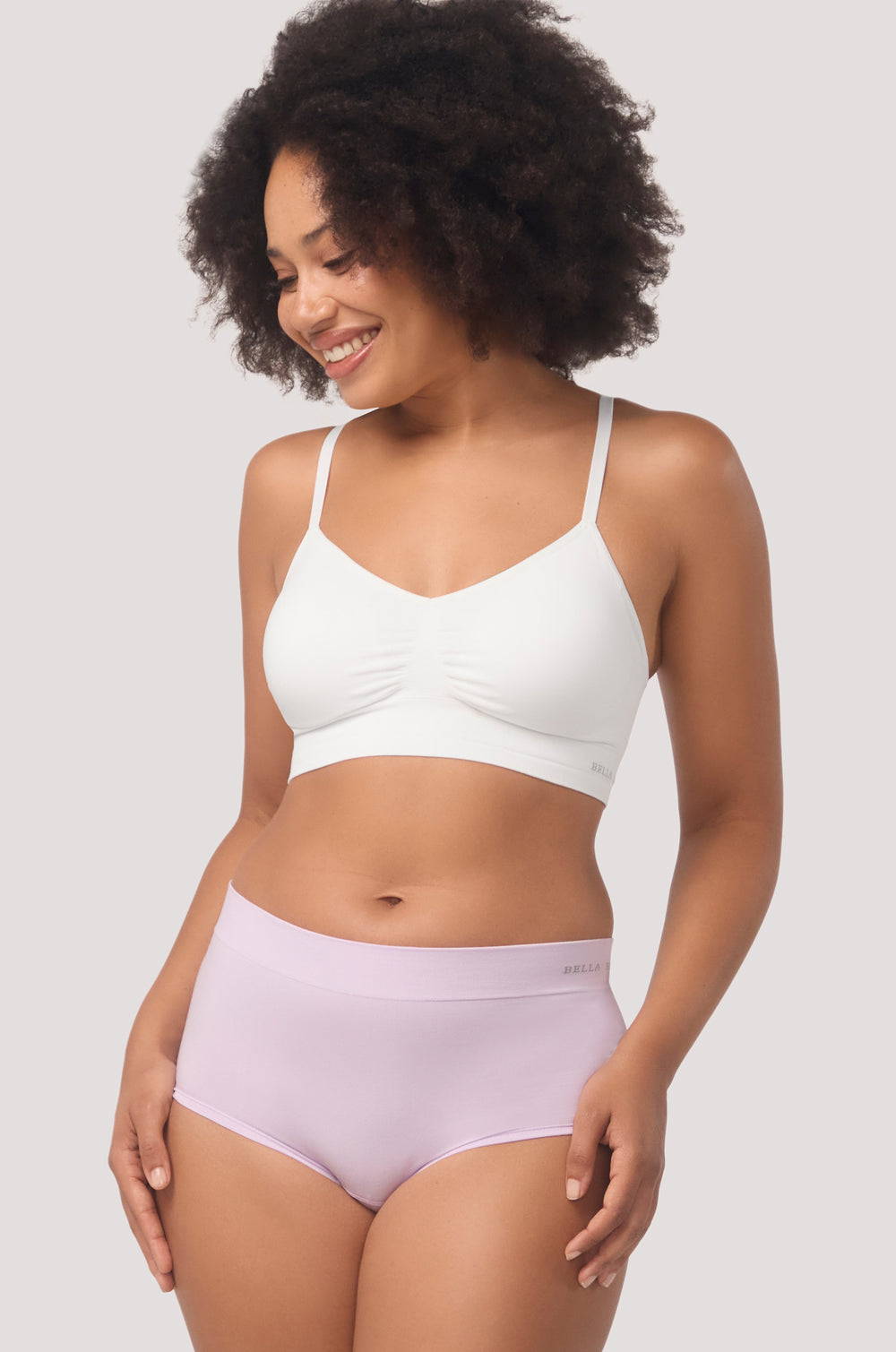 Bella Bodies Boy Leg Girl Short Underwear Lilac Front