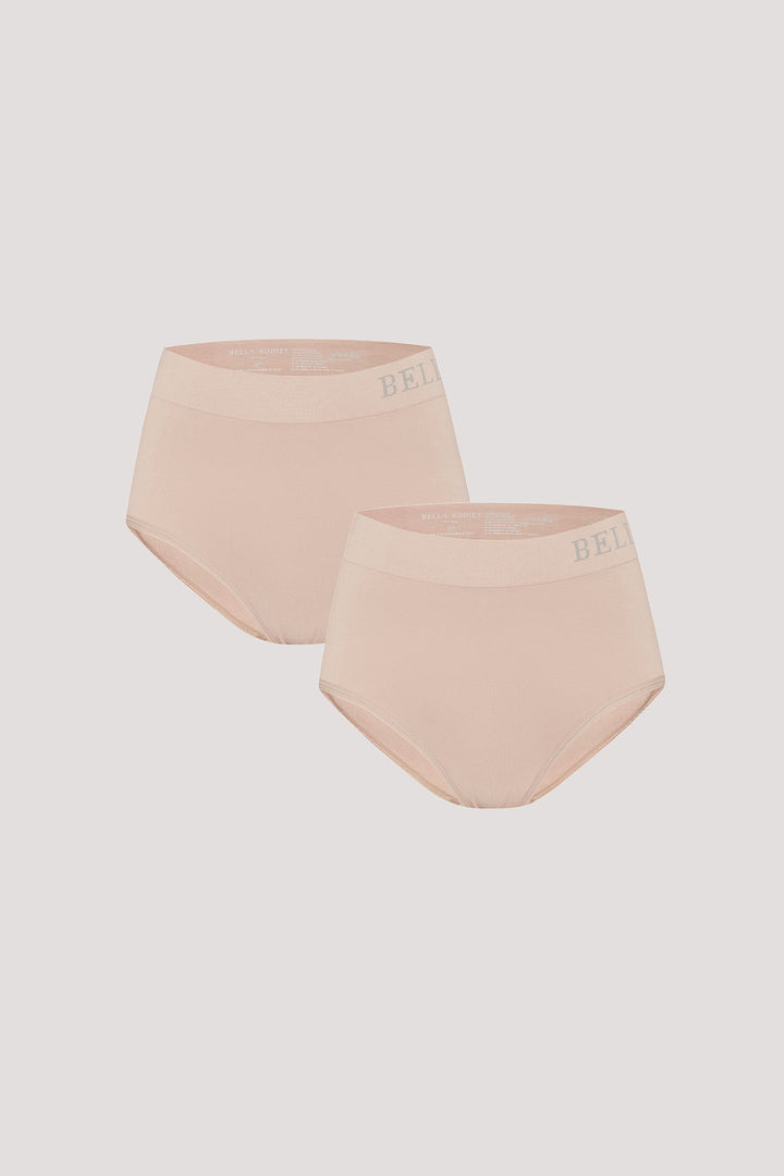 Women's Breathable Bamboo High Waist Underwear 2 pack | Bella Bodies Australia  | Sand and Sand
