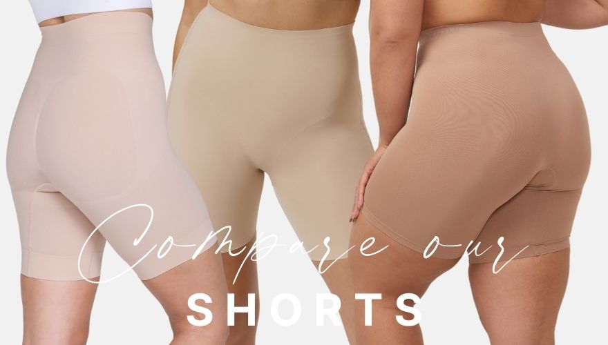 Women's anti chafing and firming shorts comparison | Bella Bodies Australia