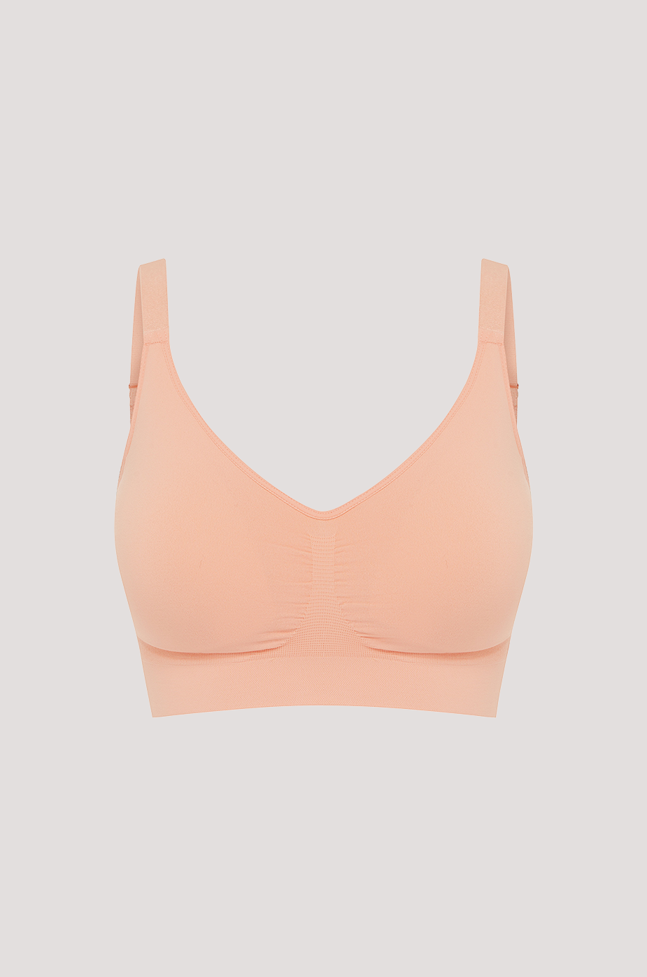 Women's Easy Fit Adjustable Bra in quick dry travel fabric | Peach