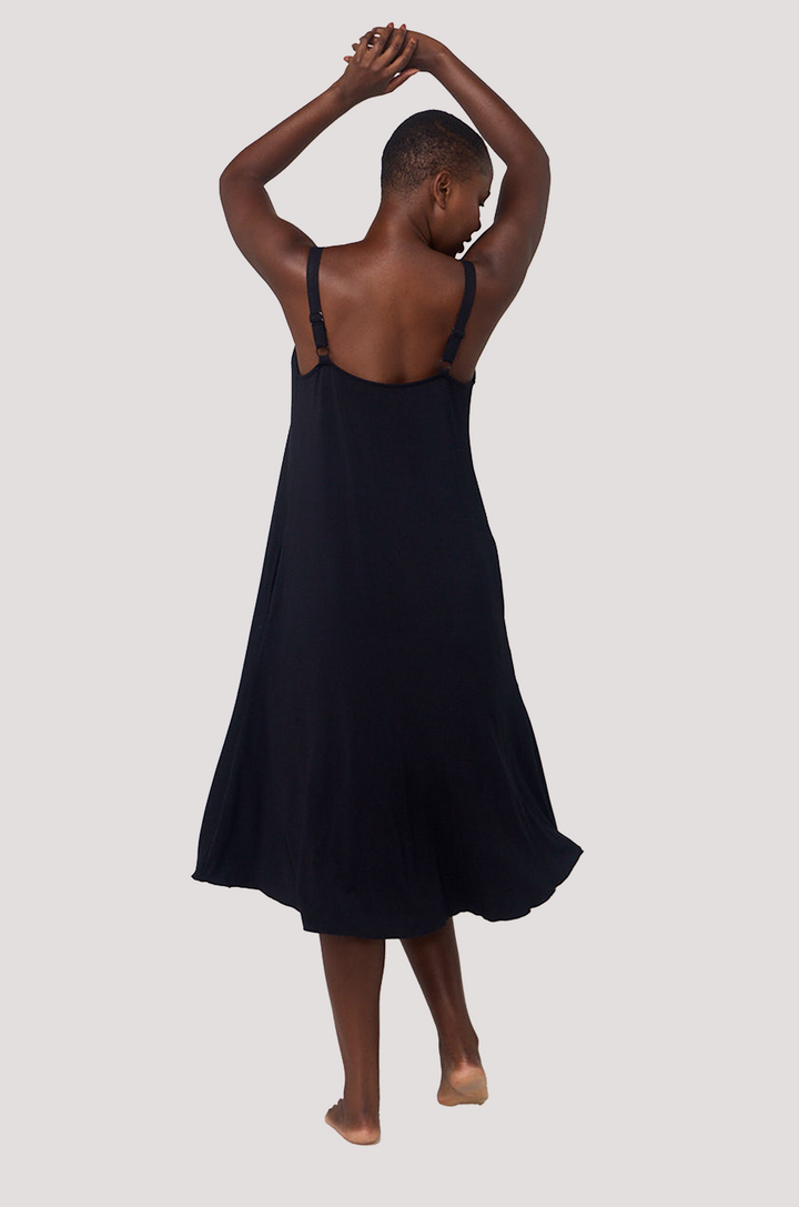 Bella Bodies | Bamboo | Swing Pocket Dress | Black