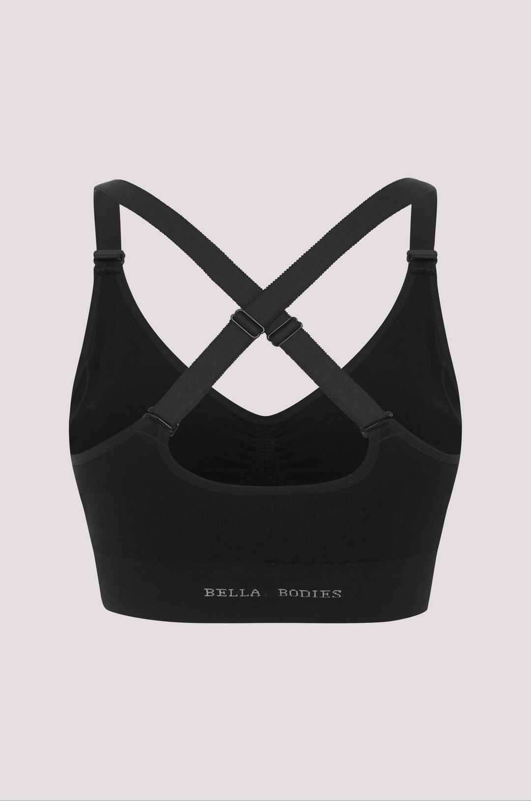 Bella Bodies Racerback Halter Multiway Multi-purpose Comfort Flexibility Bra Black