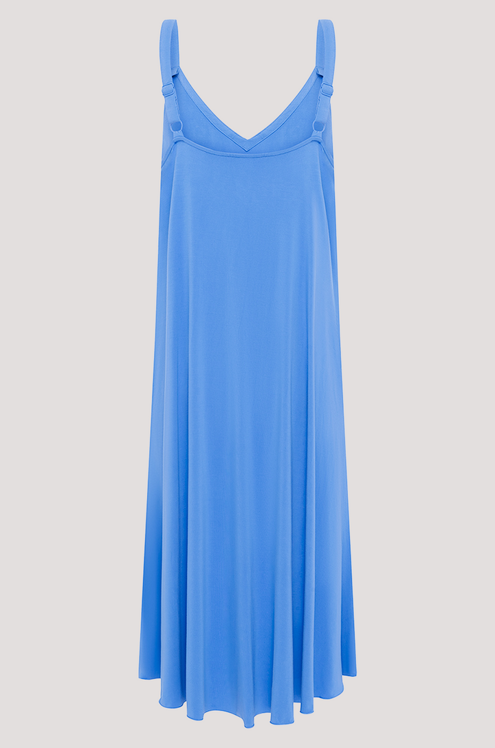 Bella Bodies | Bamboo | Swing Pocket Dress | Cornflower 
