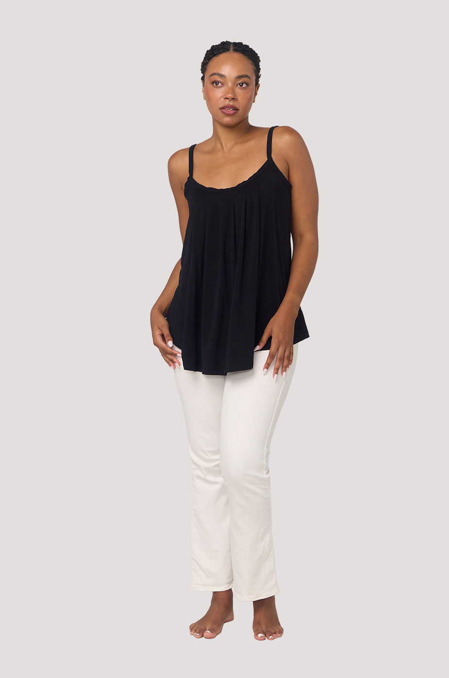 Bamboo Tunic Cami - Black main image 0