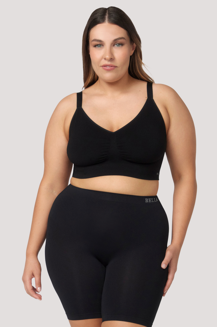 Coolfit Everyday Anti Chafing Shorts I Bella Bodies Australia I Black | Front