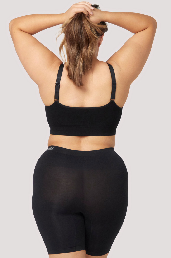 Coolfit Everyday Anti Chafing Shorts I Bella Bodies Australia I Black | Back