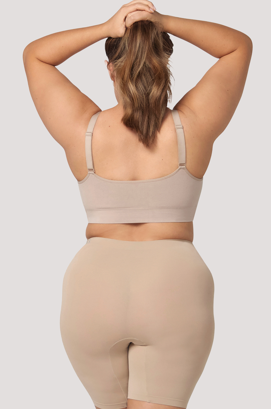 Coolfit Everyday Anti Chafing Shorts I Bella Bodies Australia I Sand | Back