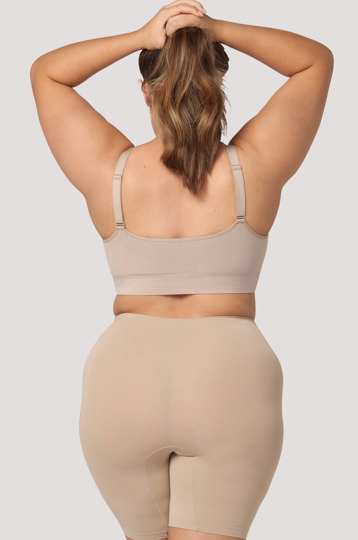 Coolfit Everyday Anti Chafing Shorts I Bella Bodies Australia I Sand | Back