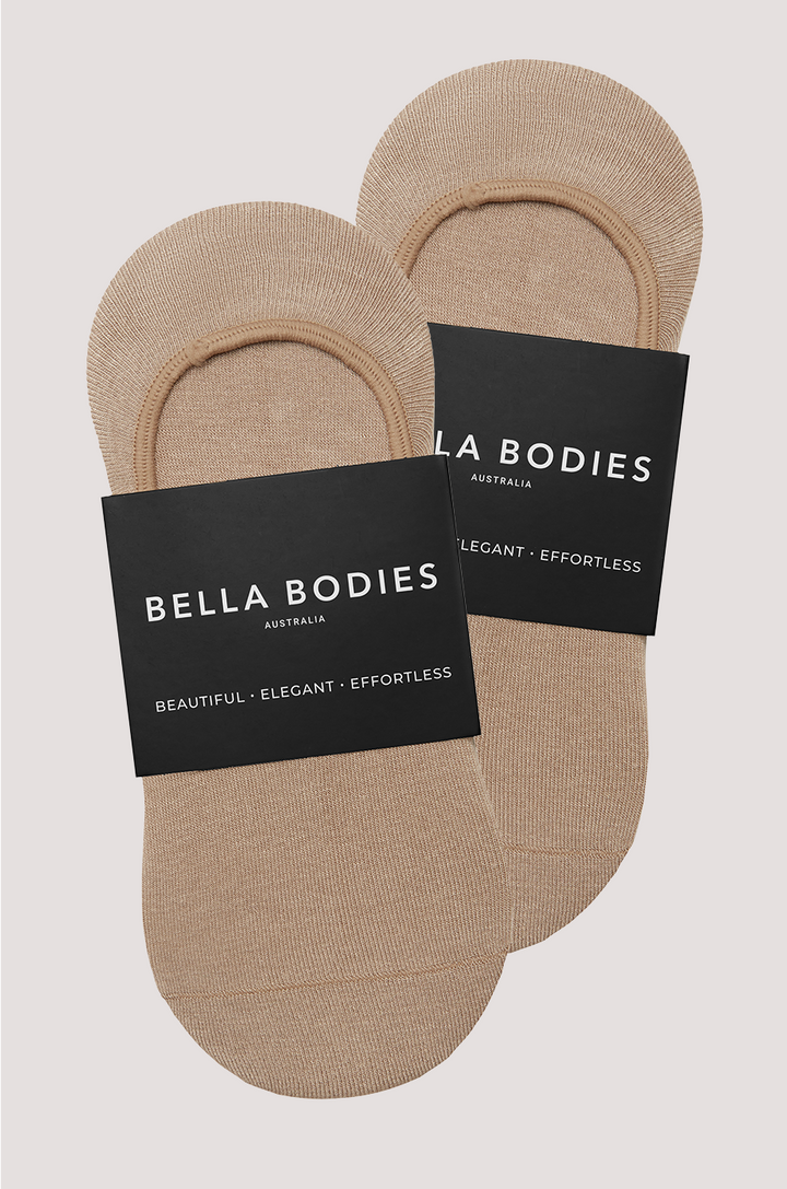 Bella Bodies Bamboo Invisible Socks Wirefree Bras Underwear Intimates Brief New Latest Season Colours. Sorbet, Espresso, Black, White - Add to huge range of colours to choose from.