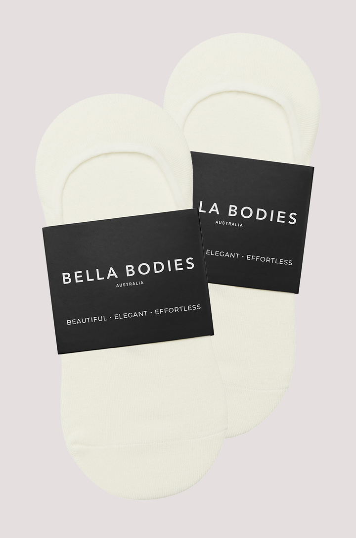 Bella Bodies Bamboo Invisible Socks Wirefree Bras Underwear Intimates Brief New Latest Season Colours. Sorbet, Espresso, Black, White - Add to huge range of colours to choose from.