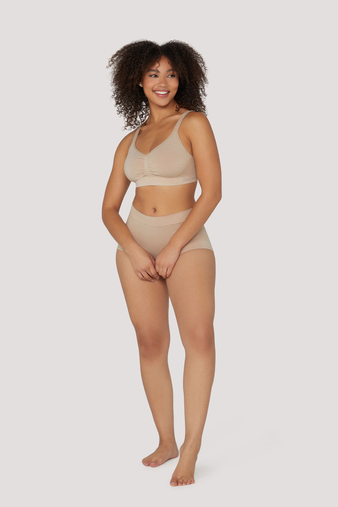 wearing 2 bras for support