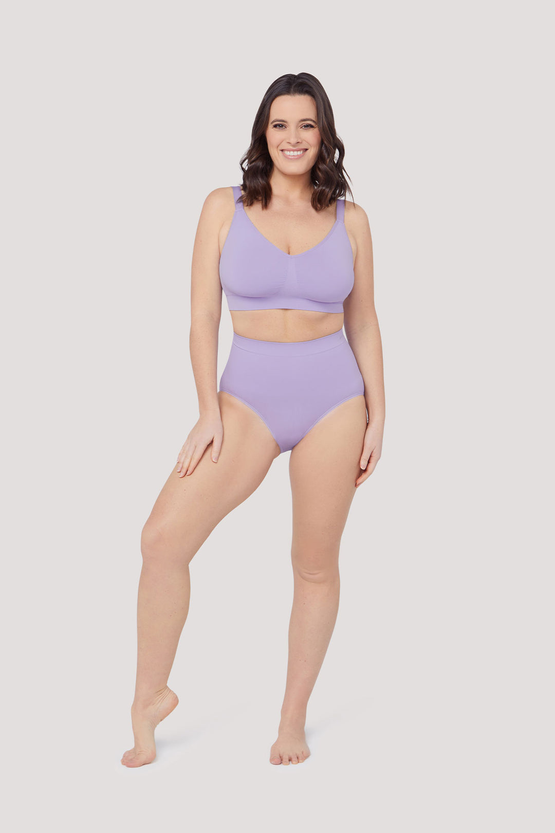 Women's slimming & firming high waist shapewear underwear | Bella Bodies Australia | Lavender