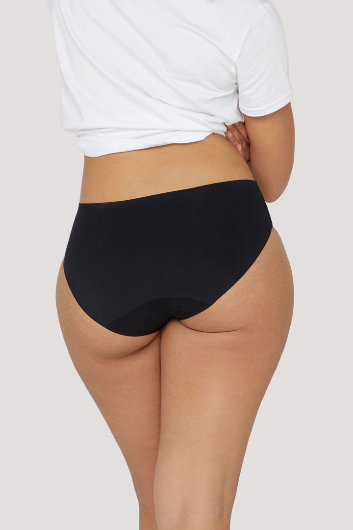 Light Bladder Leakage Underwear | 2 pack | Bella Bodies Australia | Black | Back