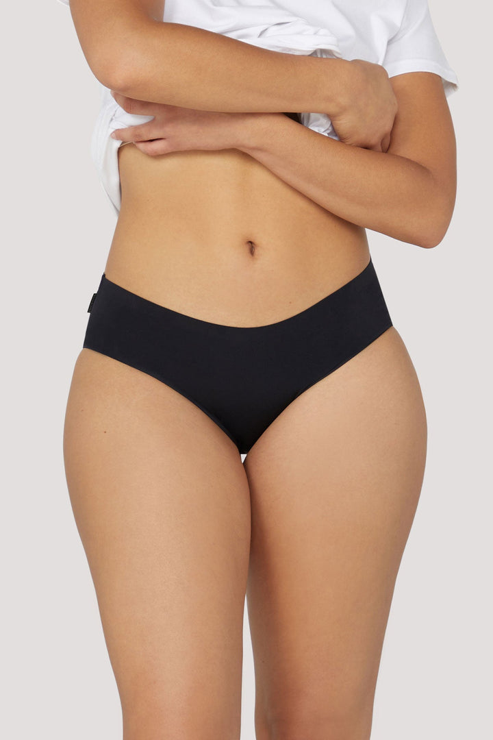  Light Bladder Leakage Underwear | 2 pack | Bella Bodies Australia | Black | Front