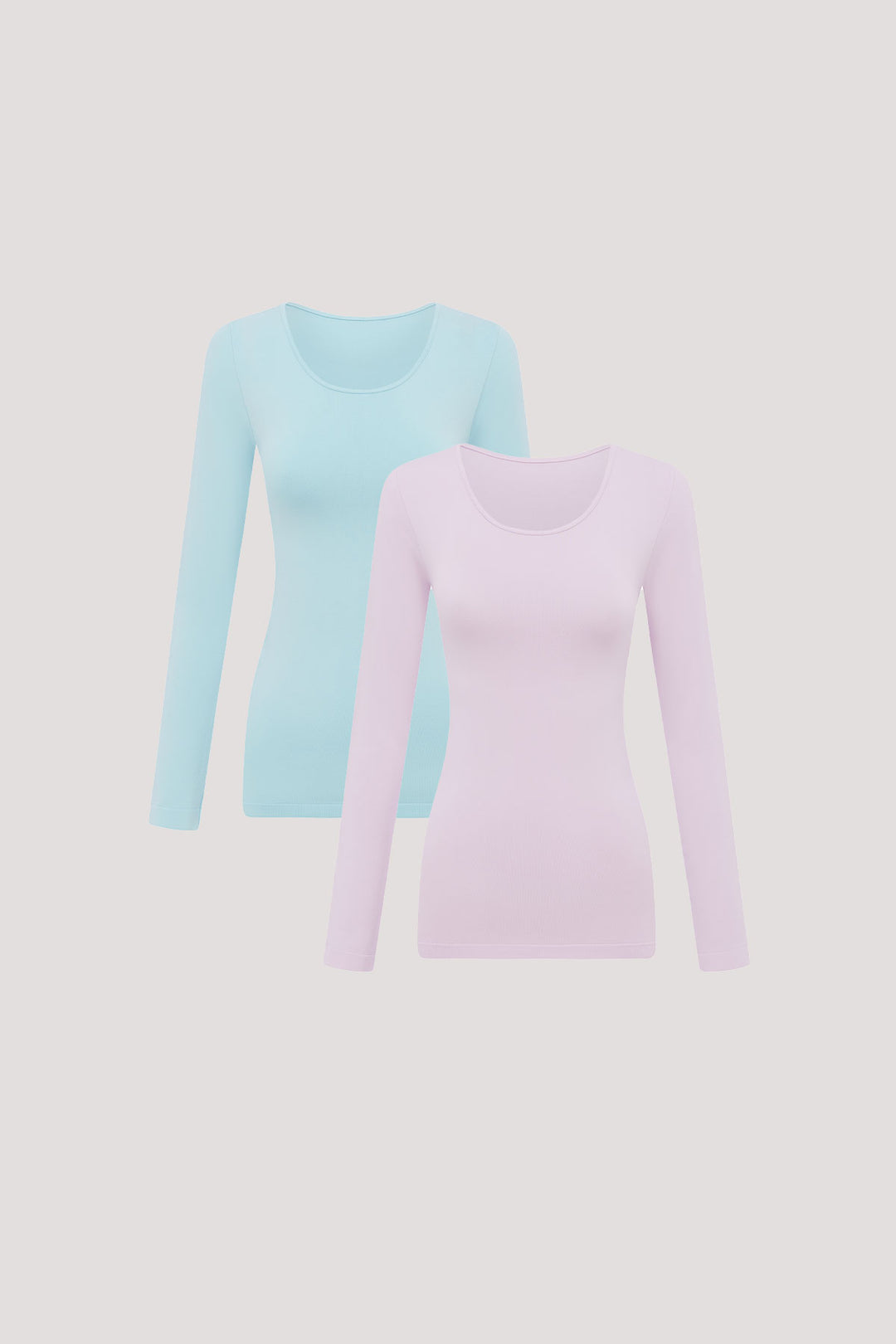 Womens breathable Modal Tencel Long Sleeve Top 2 pack | Bella Bodies Australia | Marine and Soft Lilac