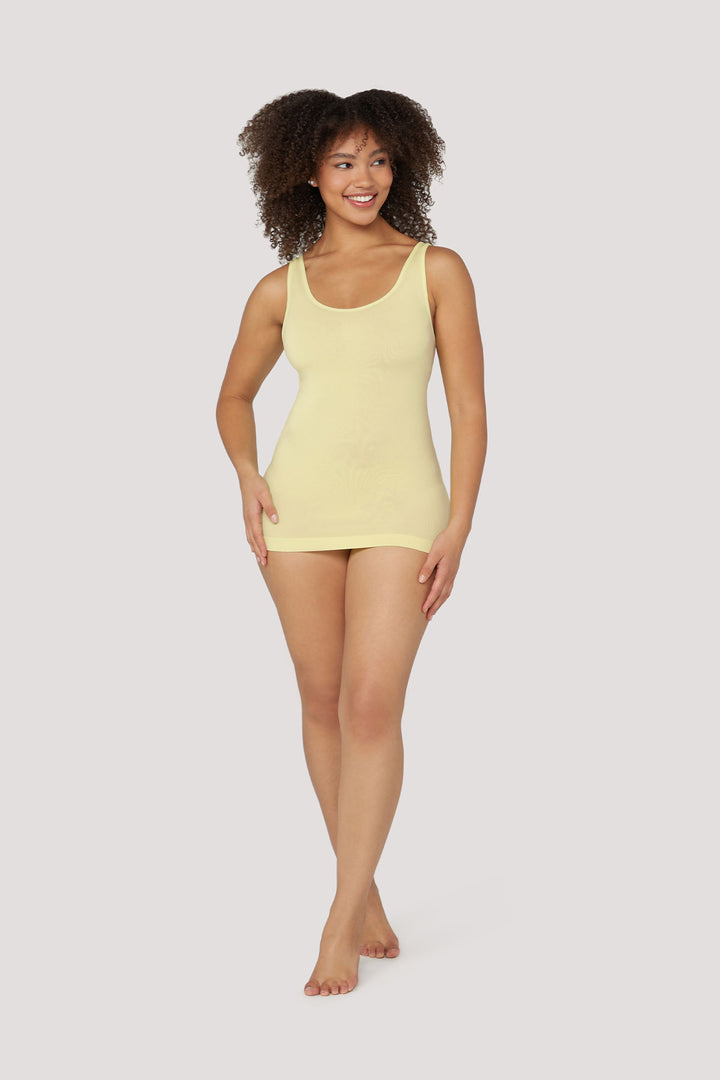 Women's eco-friendly breathable tank top | Bella Bodies Australia | Lemon