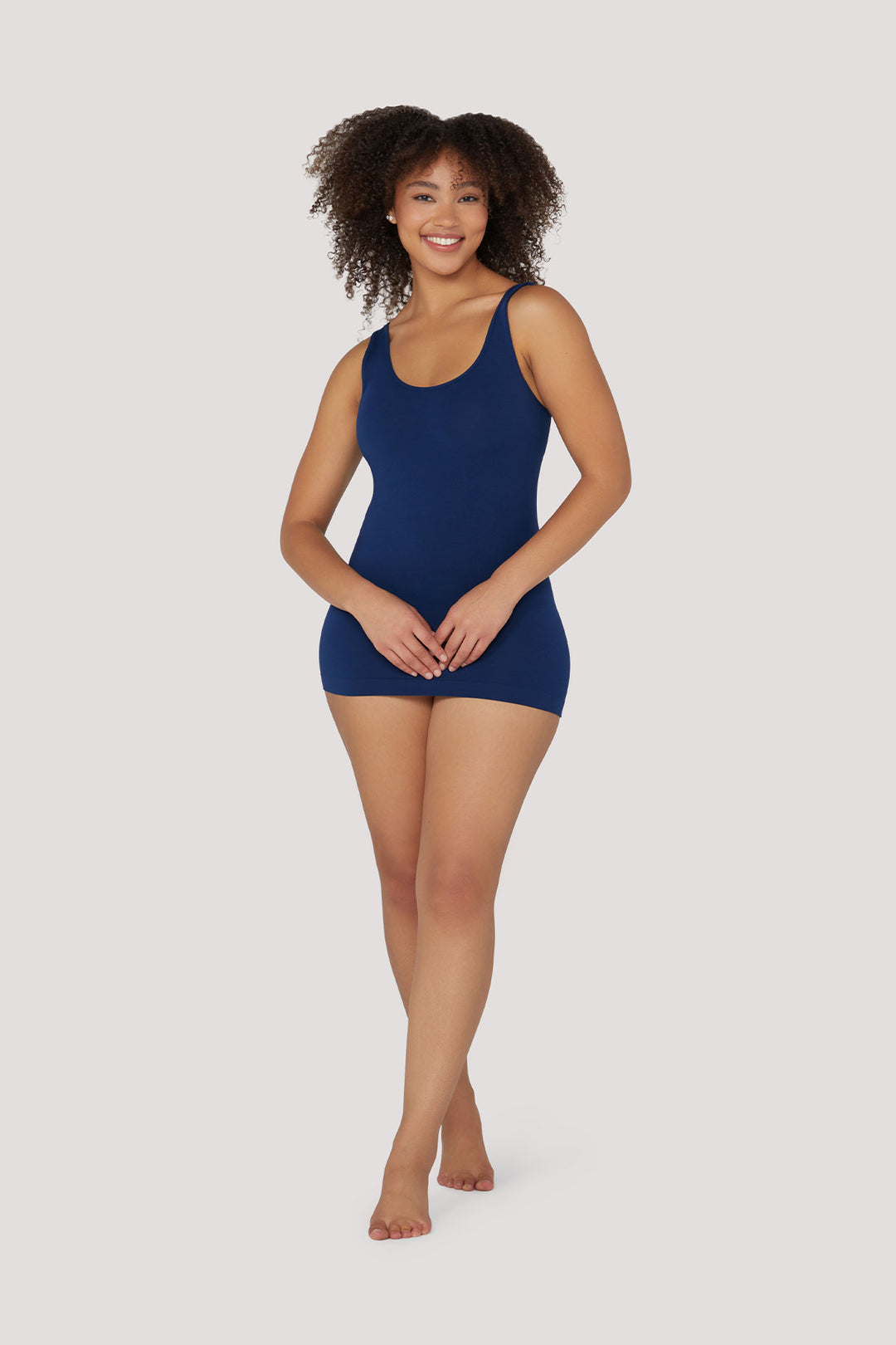 Eco-friendly Tencel Modal Tank Top I Bella Bodies Australia I Navy