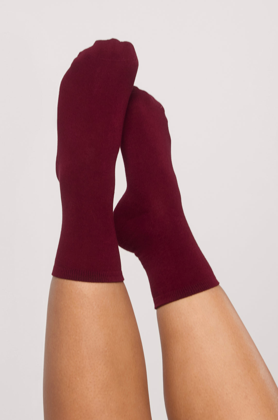 Soft and Comfy Breathable Bamboo Socks I Boot Socks | Bella Bodies Australia I Cherry |