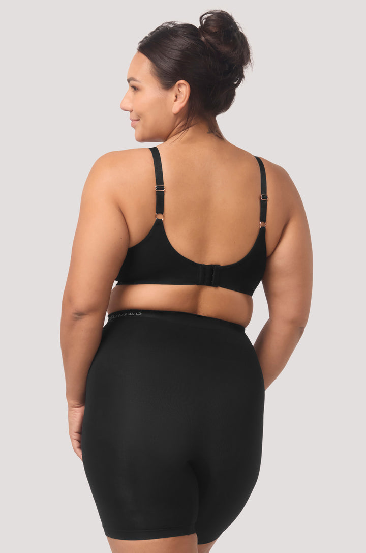 Coolfit Everyday Anti Chafing Shorts I Bella Bodies Australia I Black | Back
