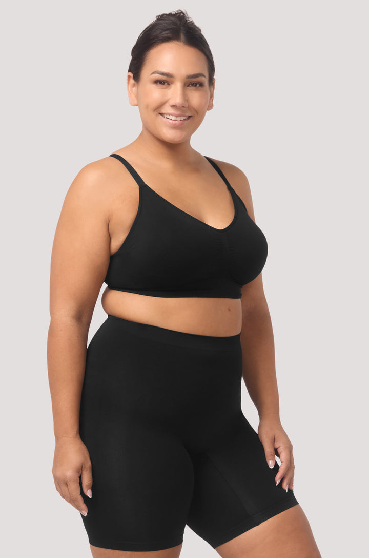 Coolfit Everyday Anti Chafing Shorts I Bella Bodies Australia I Black | Right