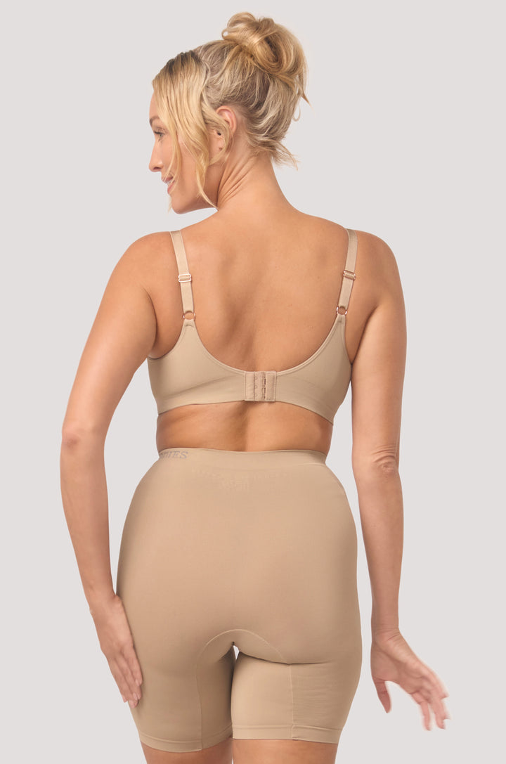 Coolfit Everyday Anti Chafing Shorts I Bella Bodies Australia I Sand | Back