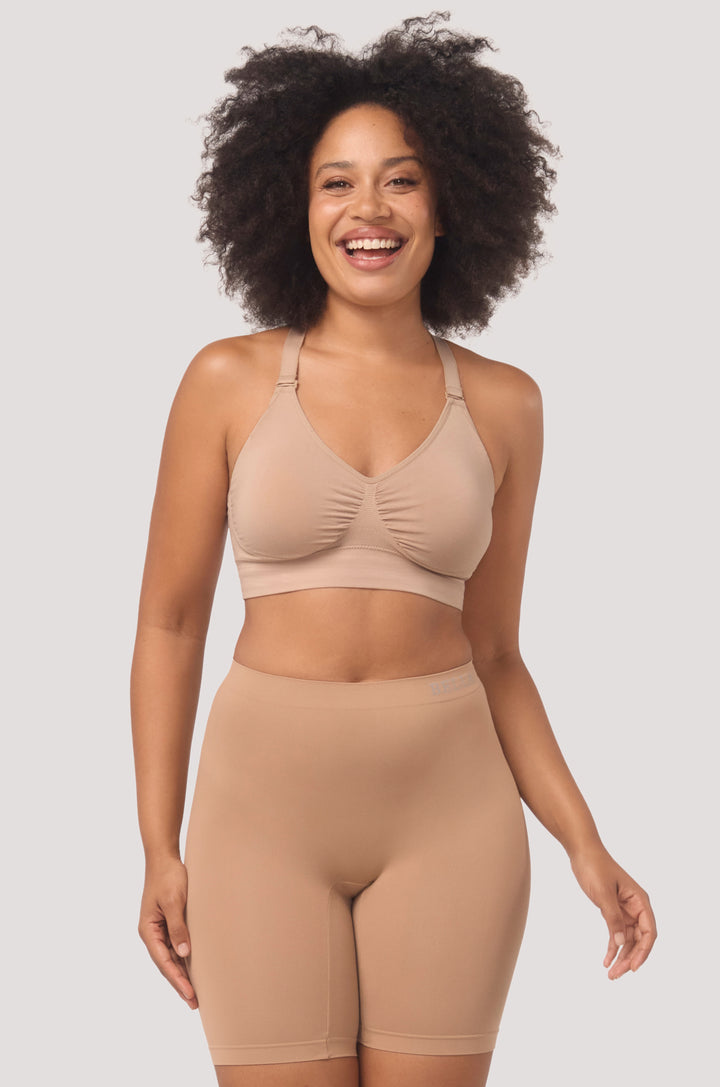 Coolfit Everyday Anti Chafing Shorts I Bella Bodies Australia I Taupe | Front