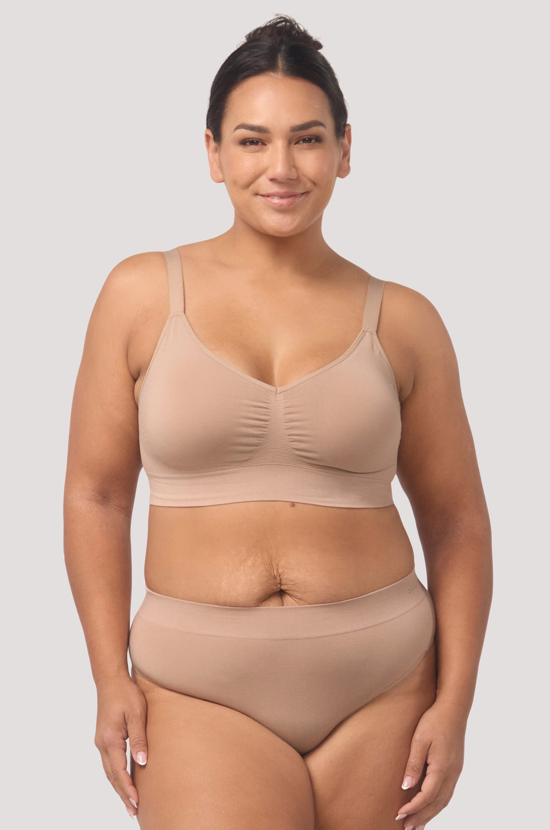 Bella Bodies Boy Leg Girl Short Underwear Sand Front