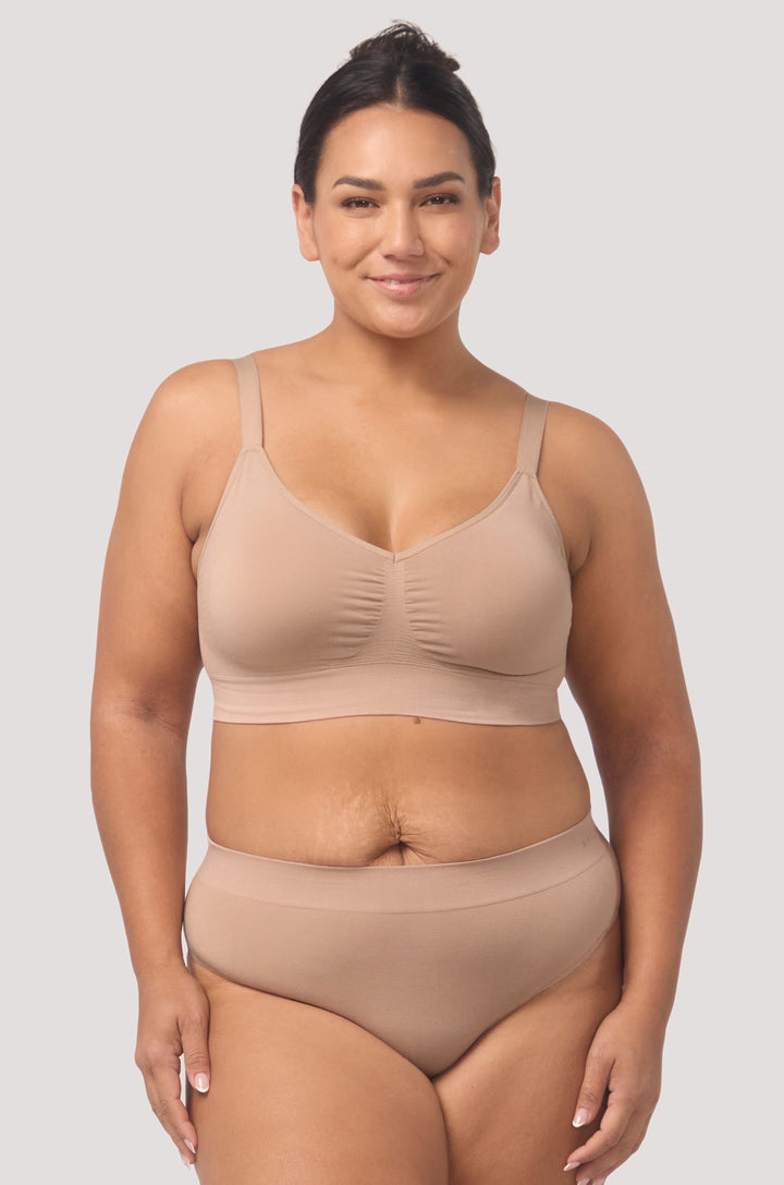 Bella Bodies Boy Leg Girl Short Underwear Sand Front