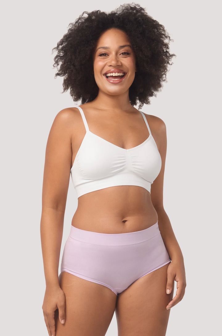 Women's comfortable & breathable short I Bamboo Girl Short | Bella Bodies Australia I Lilac | Front
