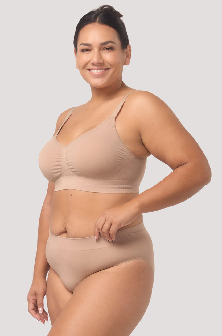 Bella Bodies Boy Leg Girl Short Underwear Sand Front Side
