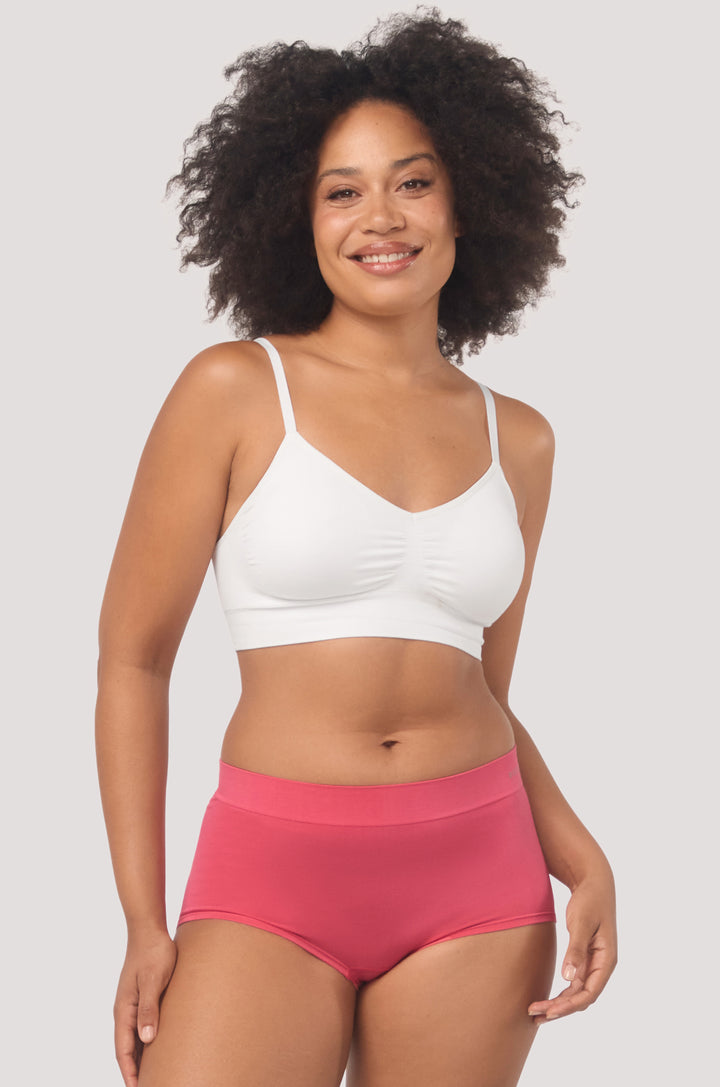 Women's comfortable & breathable short I Bamboo Girl Short | Bella Bodies Australia I Deep Rose | Front