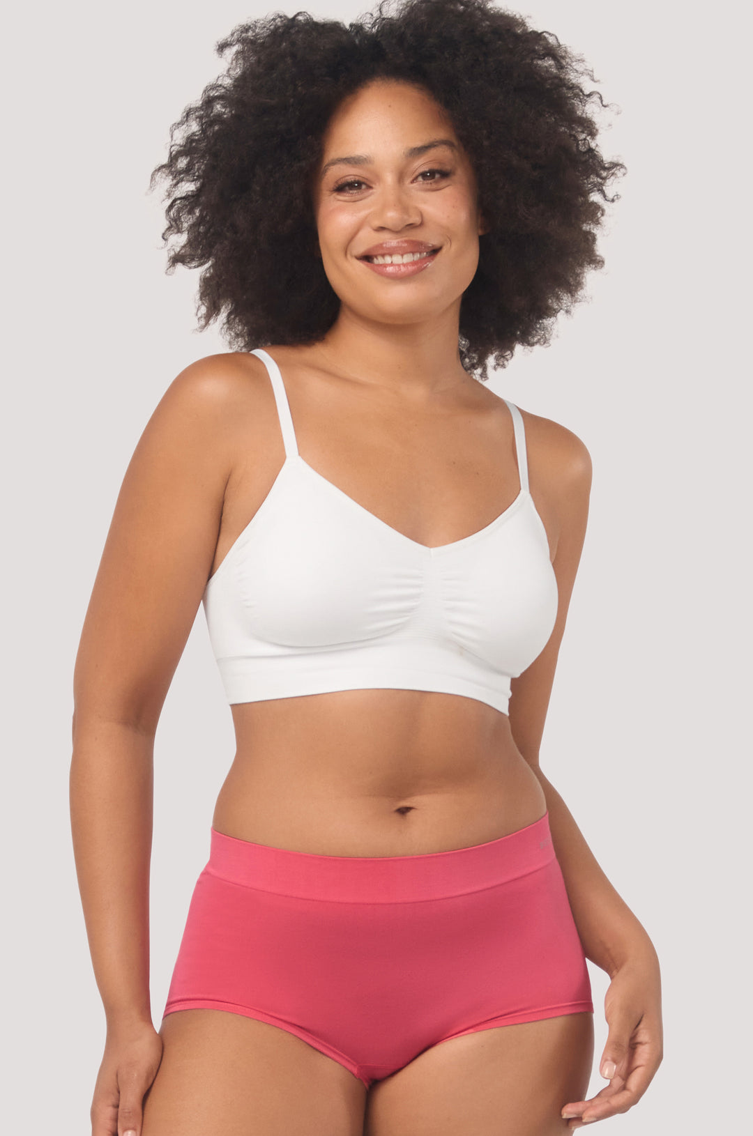 Bella Bodies Boy Leg Girl Short Underwear Deep Rose Front