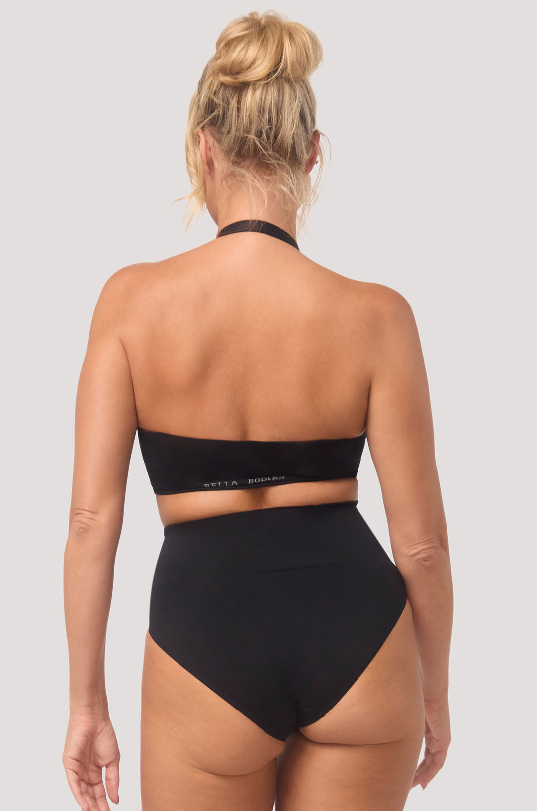 Multi Adjustable Wire Free | Bamboo | Bella Bodies Australia I Black | Back