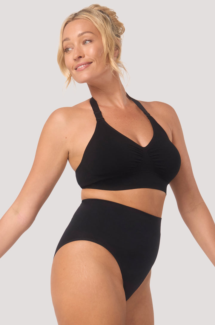 Multi Adjustable Wire Free | Bamboo | Bella Bodies Australia I Black | Right
