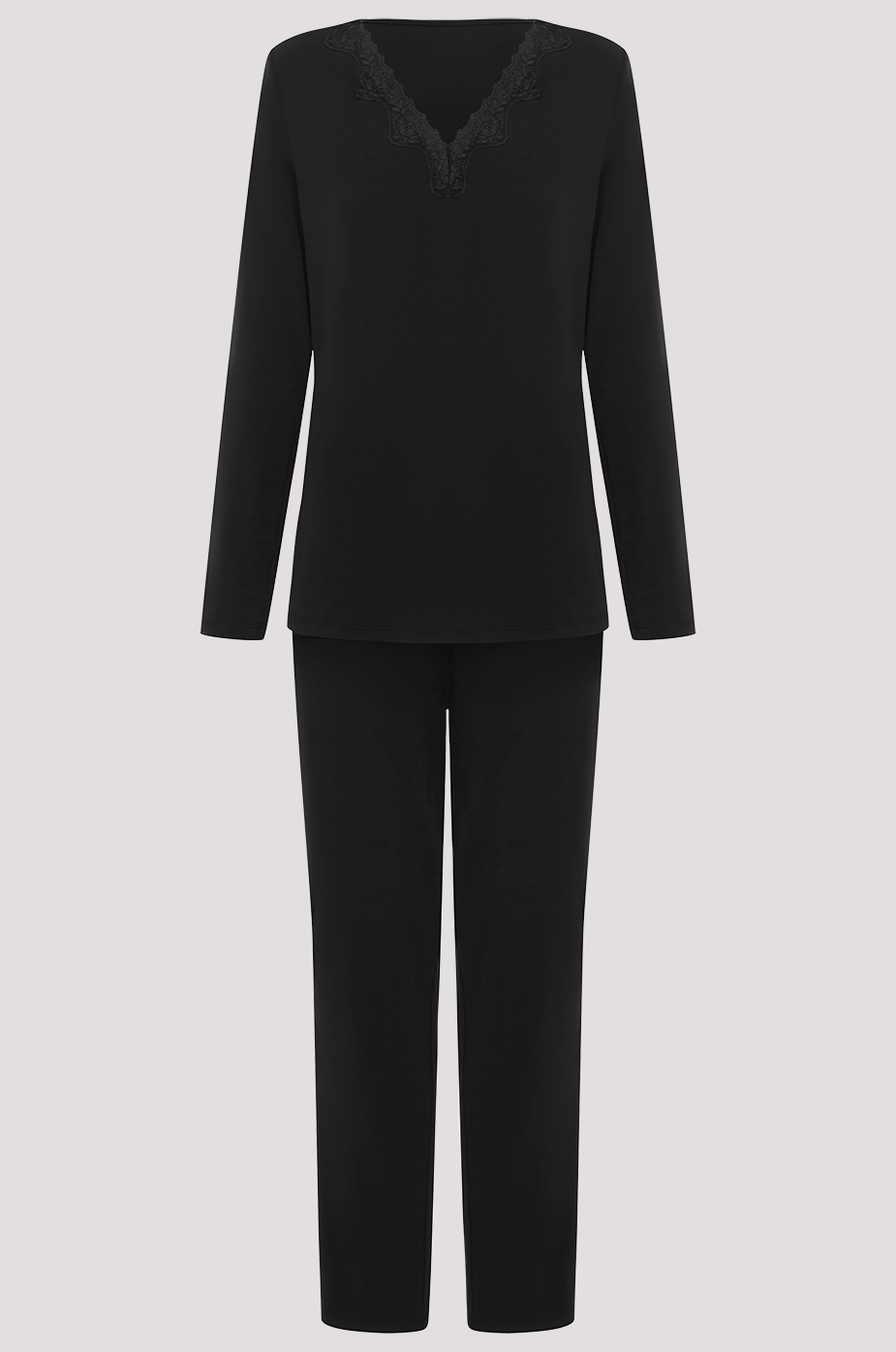 Silk Touch Long Sleeve Pyjama Set