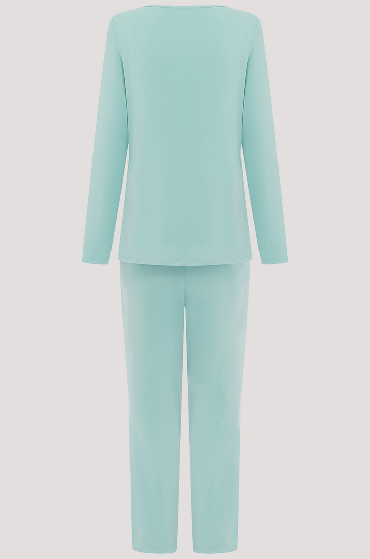 Silk Touch Long Sleeve Pyjama Set