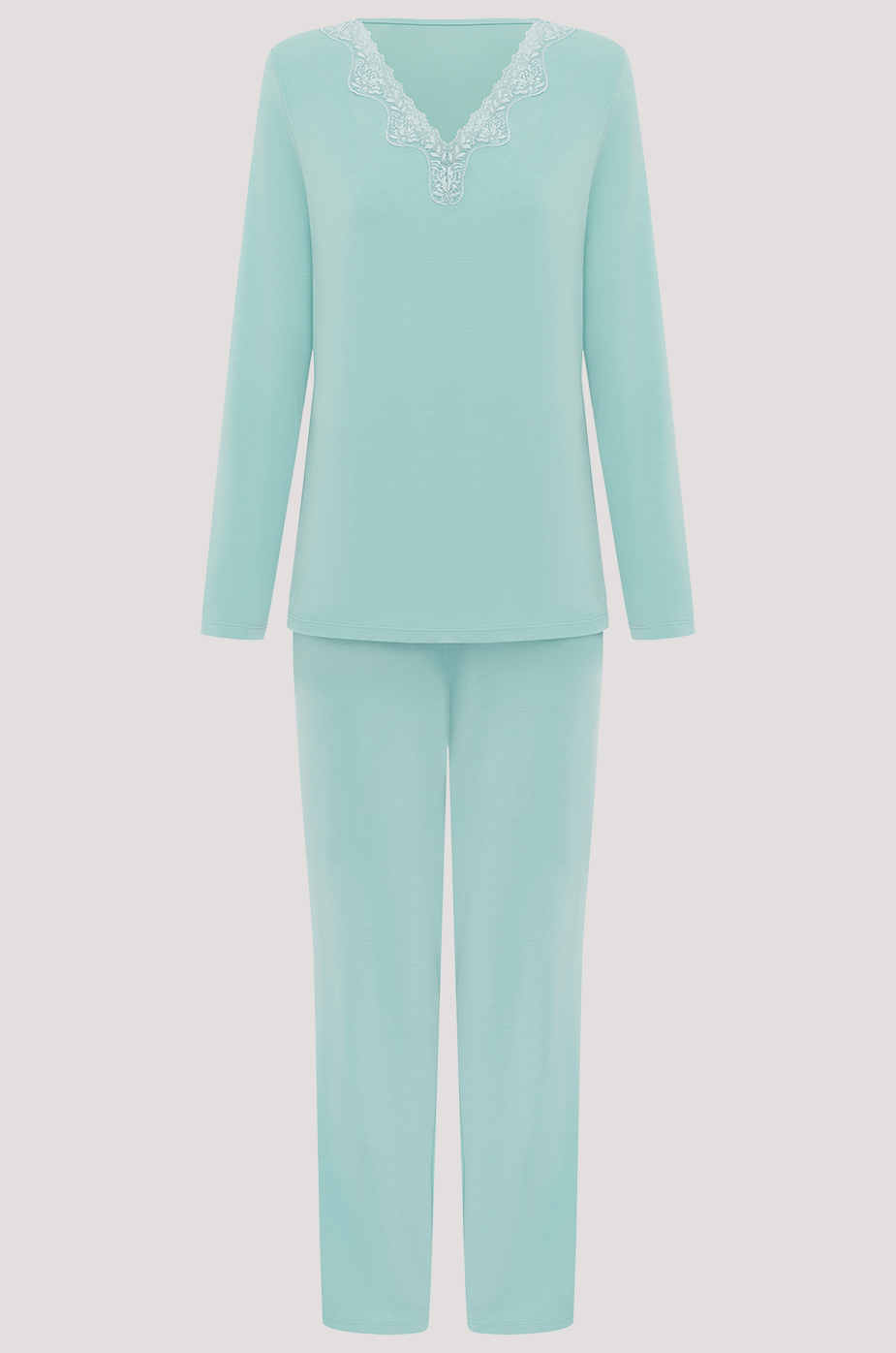 Silk Touch Long Sleeve Pyjama Set