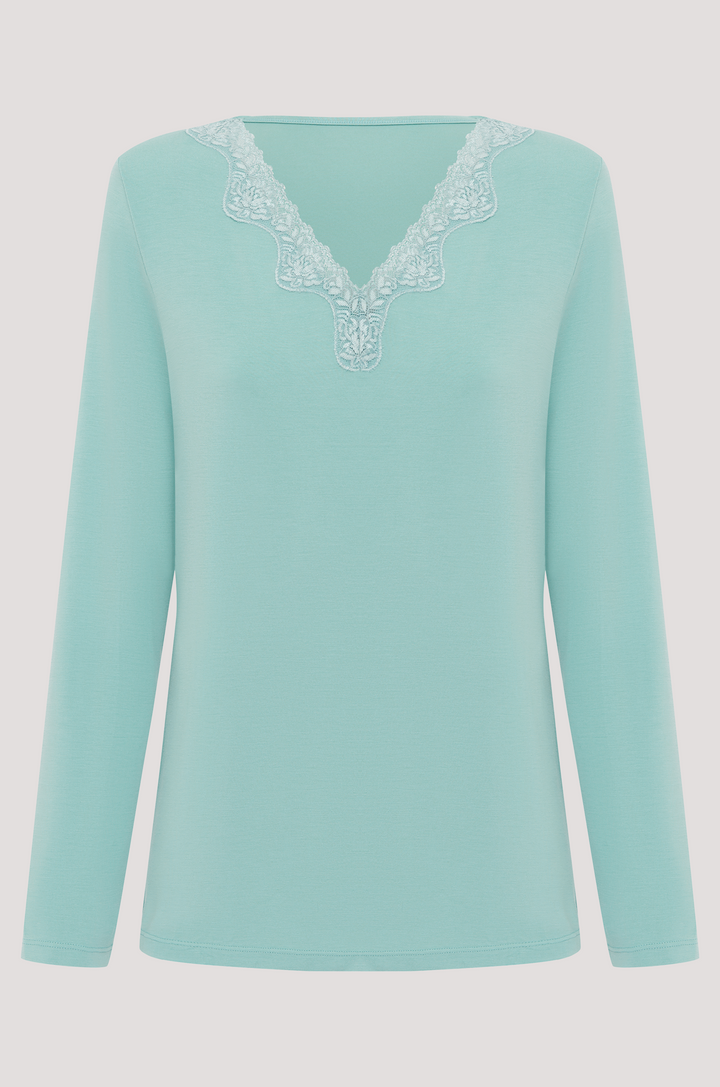 Silk Touch Long Sleeve Pyjama Set