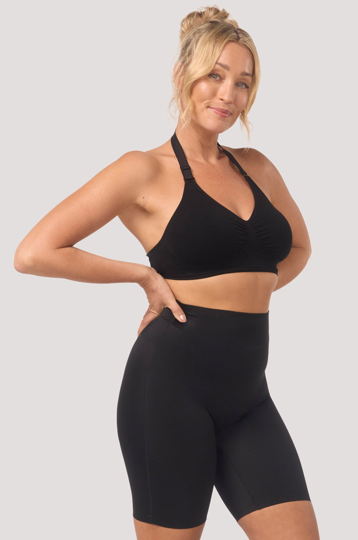 Women's shaping Short | Curve Control Sculpting Shorts | Bella Bodies Australia | Black | Right