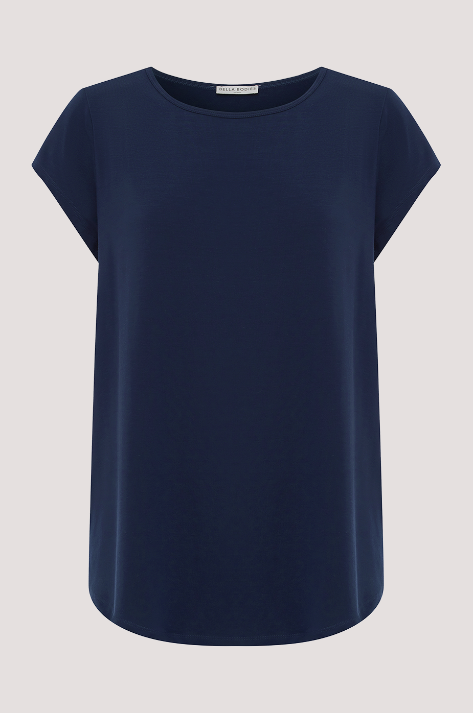 Bella Bodies BioLuxe CapSleeve Boatneck T-Shirt NAVY