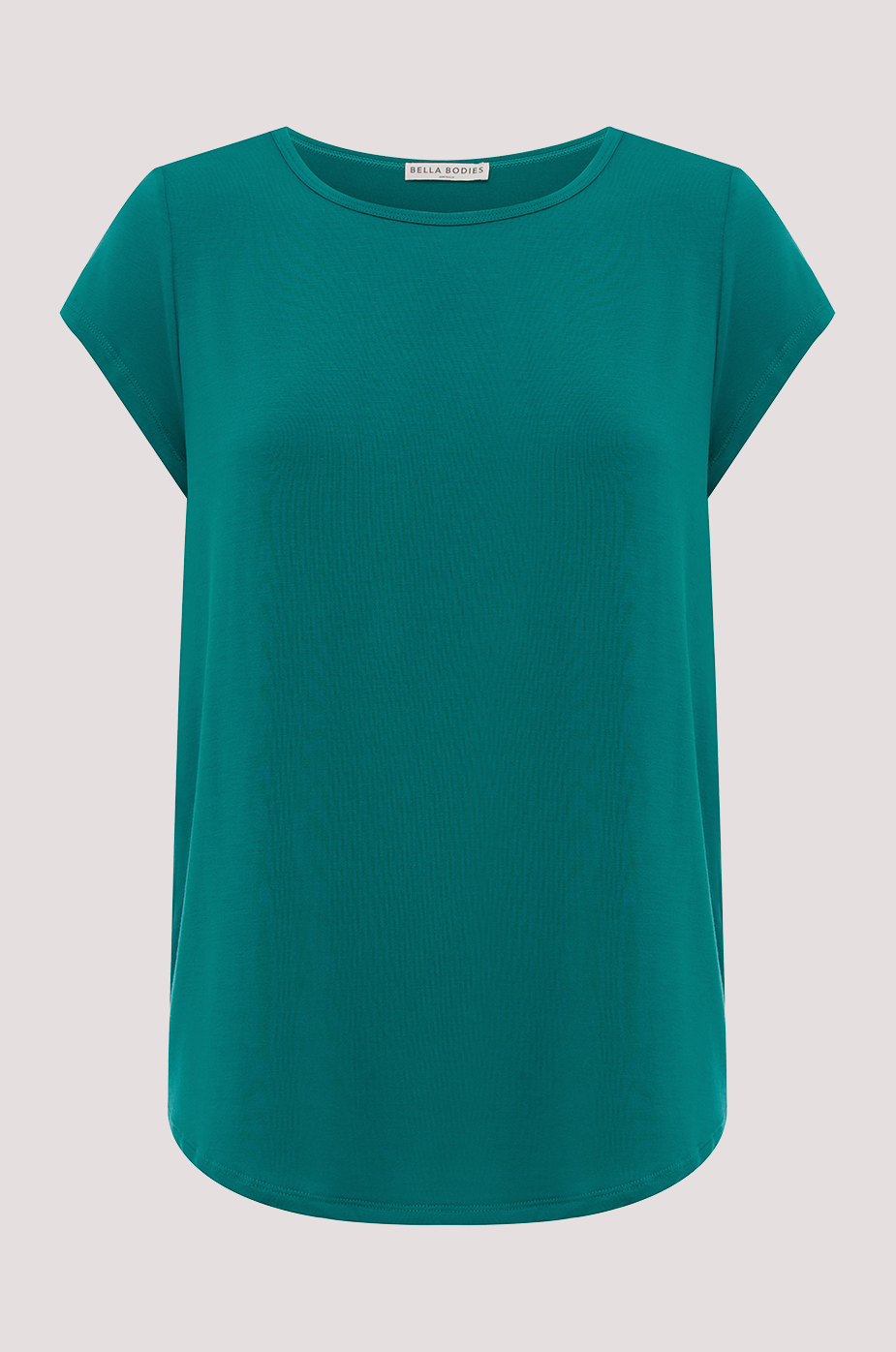Bella Bodies BioLuxe CapSleeve Boatneck T-Shirt OCEAN