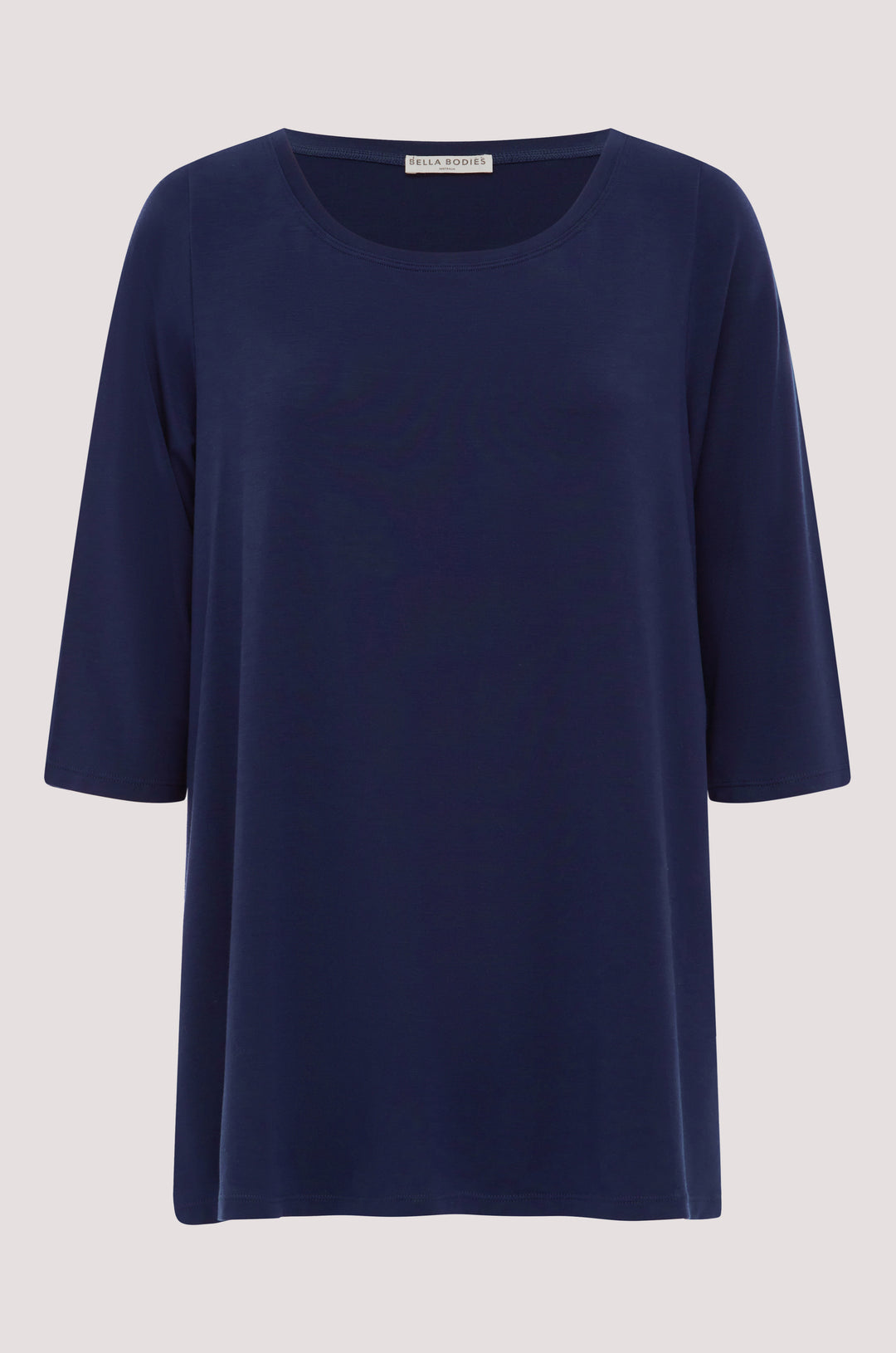 Bella Bodies BioLuxe Half Sleeve Swing T-Shirt NAVY