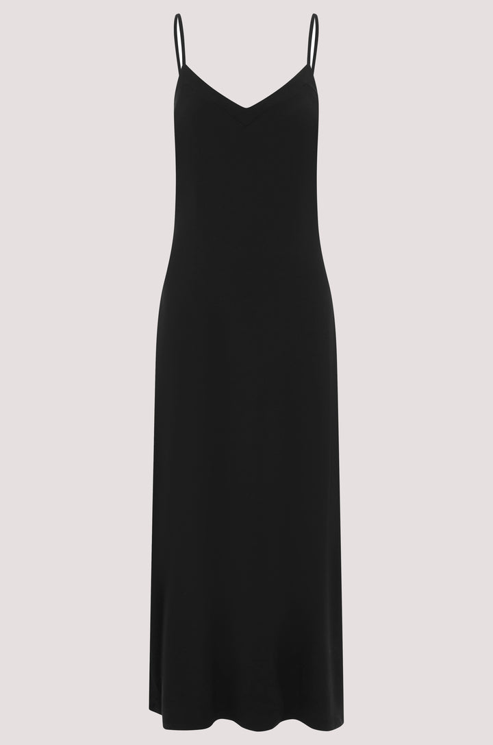 Bella Bodies BioLuxe Maxi Pocket Dress BLACK