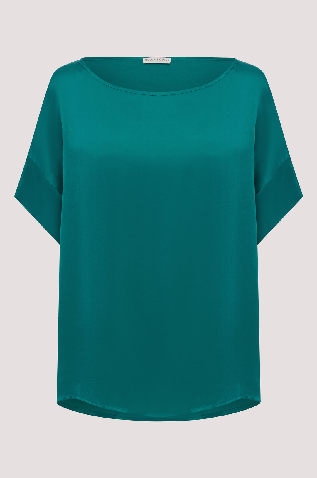 Bella Bodies BioLuxe Satin Batwing Blouse OCEAN