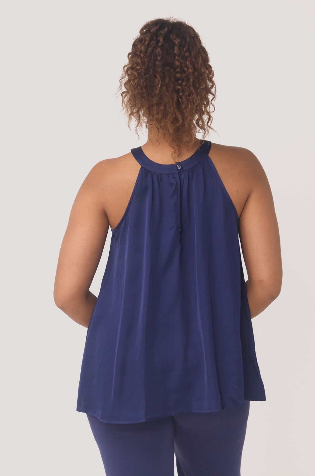 BioLuxe™ Halter Blouse 2-Way