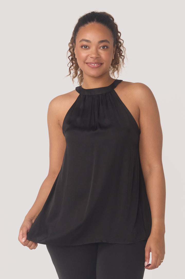BioLuxe™ Halter Blouse 2-Way