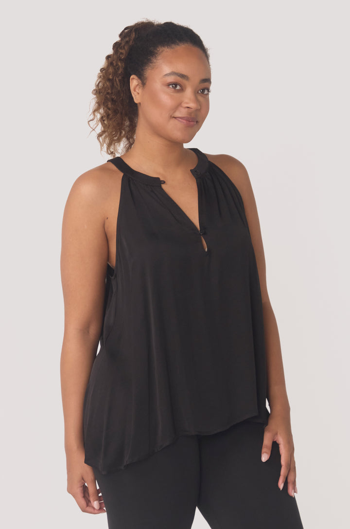 BioLuxe™ Halter Blouse 2-Way