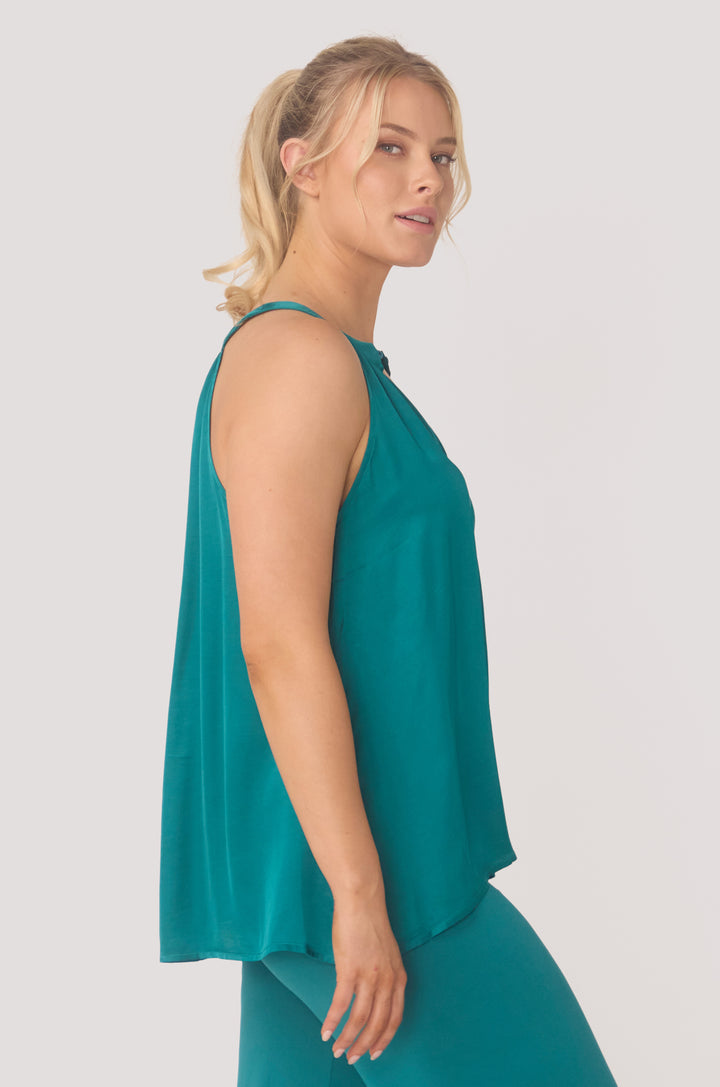 BioLuxe™ Halter Blouse 2-Way